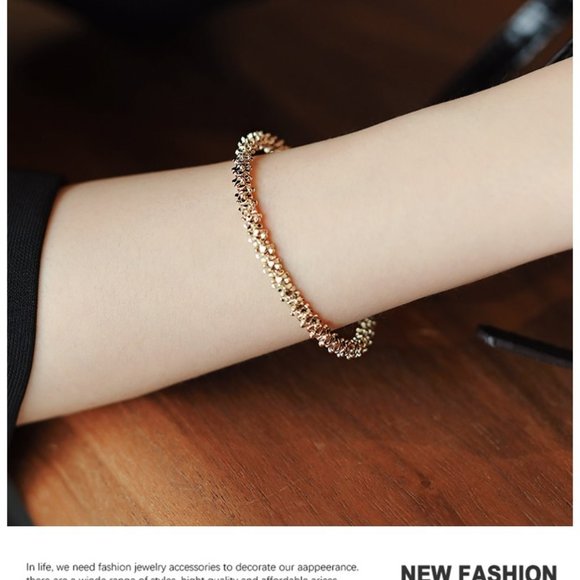 Classic Simple Copper Alloy Jewelry Bracelets - Picture 3 of 8